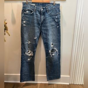 Gap Men’s Vintage Distressed 1969 Jeans